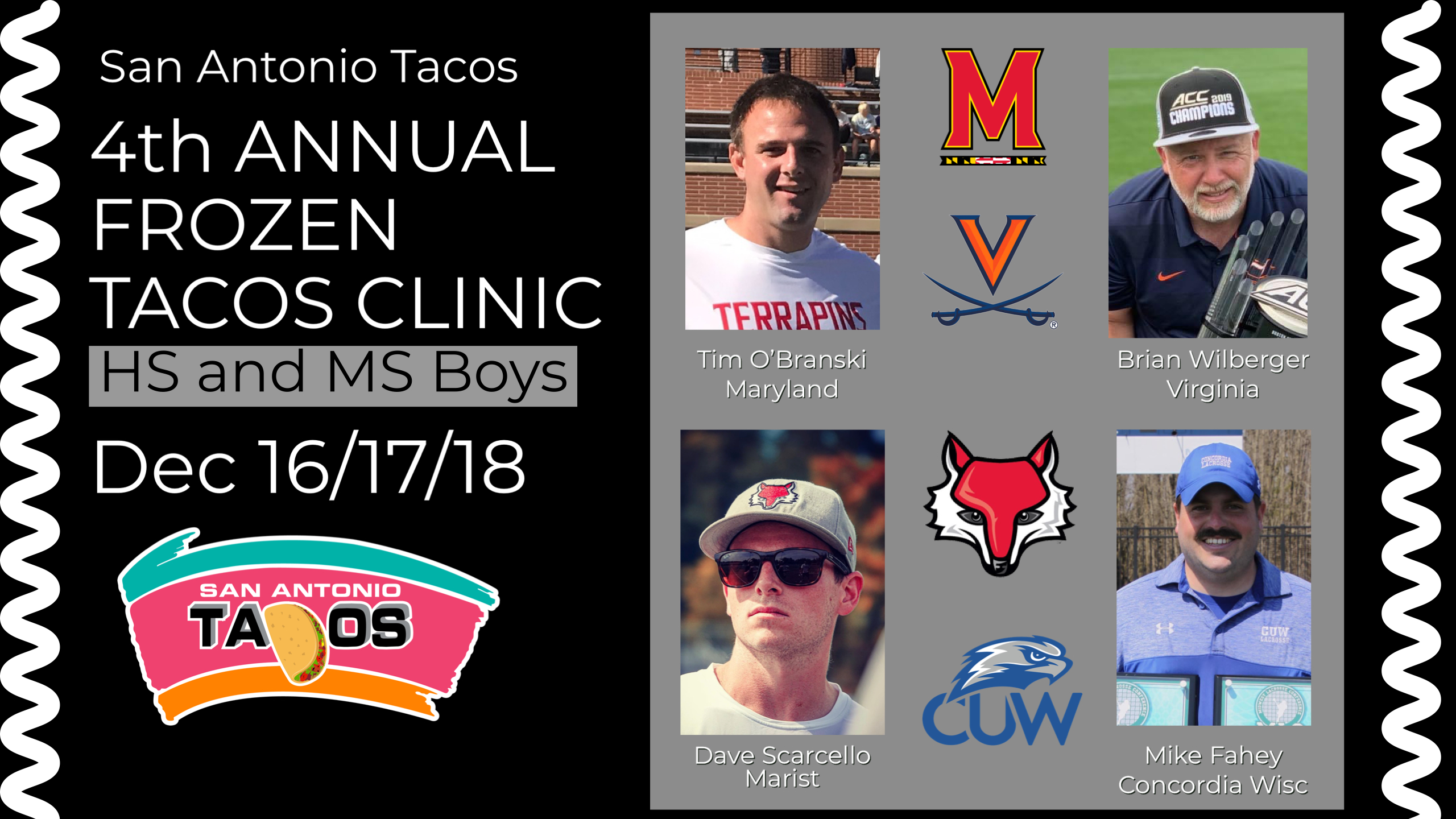 4th Annual San Antonio Lacrosse Clinic - Frozen Tacos